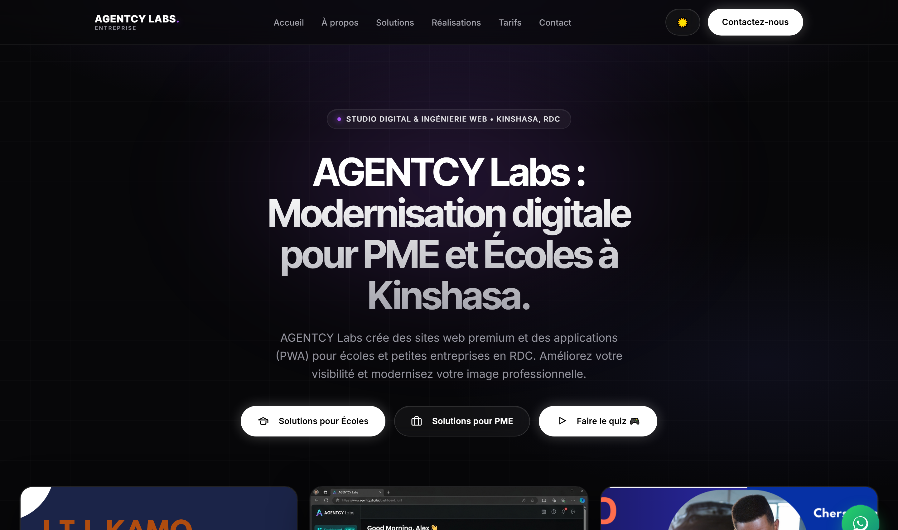 AGENTCY Digital — Site officiel